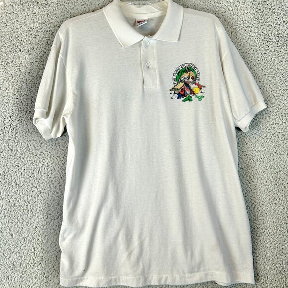 Roth's Grocery Store Employee Vintage Polo Shirt Oregon State of Good Taste XL - Picture 2 of 5